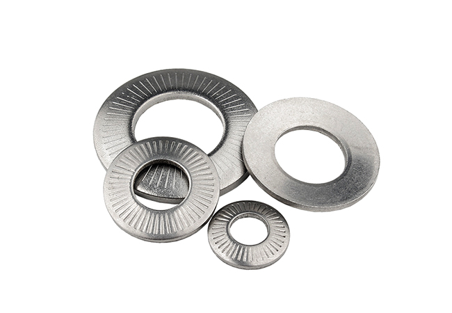 Knurling disc washer 